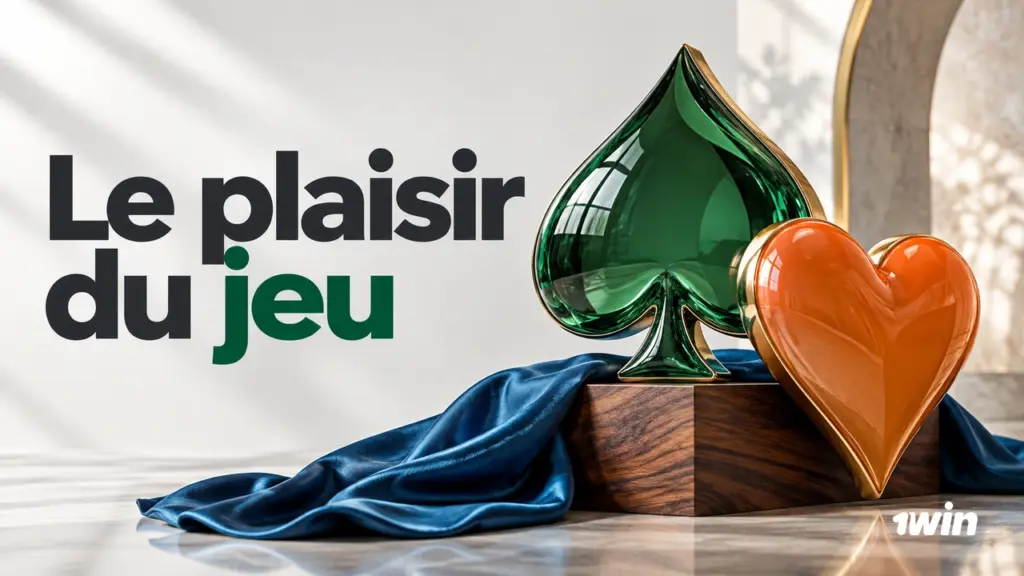Symboles de cartes en verre vert et orange.